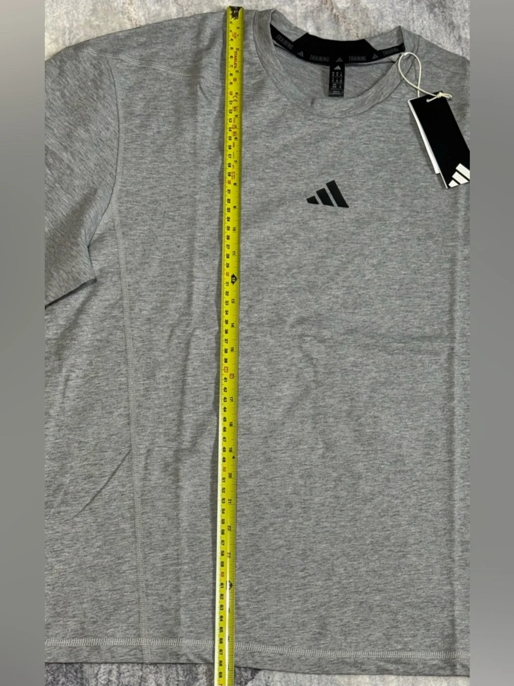 Adidas Men’s Grey Athletic Tee Size M New w/ tag